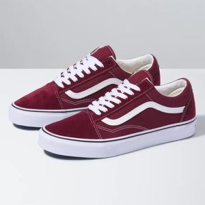 Vans Low-Top Maroon Women’s 7